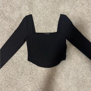 Aritzia Black Long Sleeve Women's Top